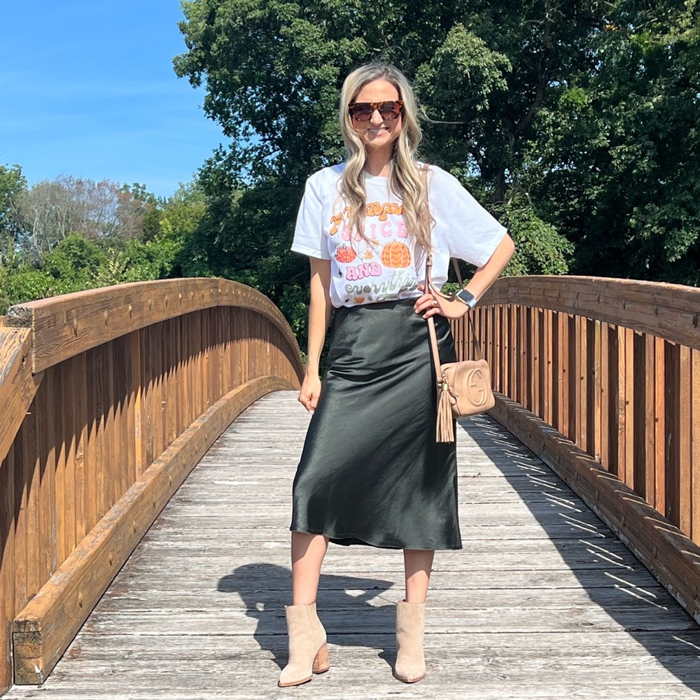 Forest Silk Skirt